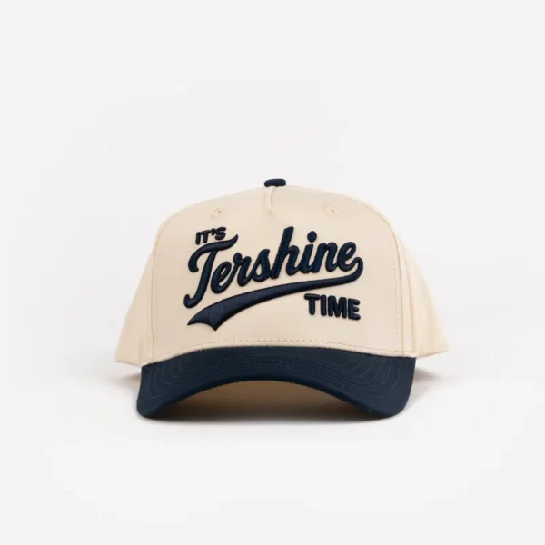 Baseball Pet - Tershine Time - Off White/Blauw - Afbeelding 2