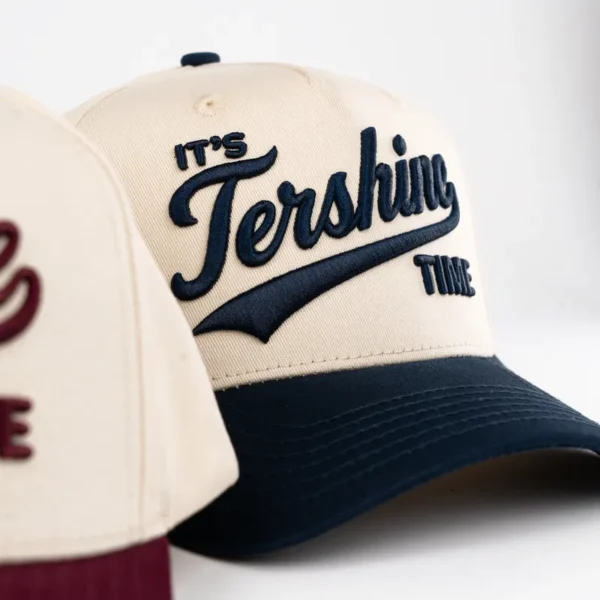Baseball Pet - Tershine Time - Off White/Blauw - Afbeelding 5