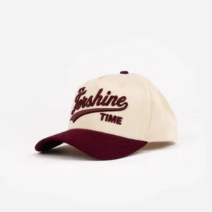 Baseball Pet - Tershine Time - Off White/Maroon