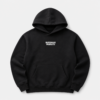 Zwarte Buitenhuis Products hoodie, vooraanzicht